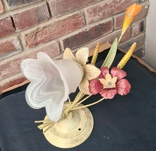 Vintage metal wall light - vintage,