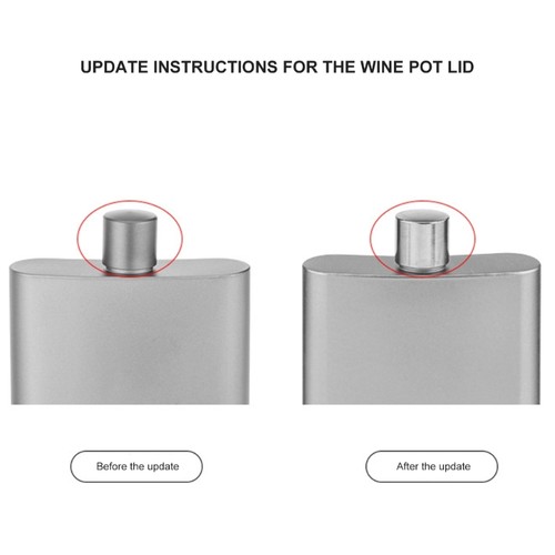 100ml square hip flasks - 100ml,