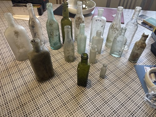 Job lot vintage - job, glass