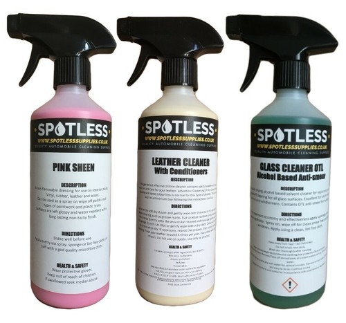 Leather cleaner glass - leather,