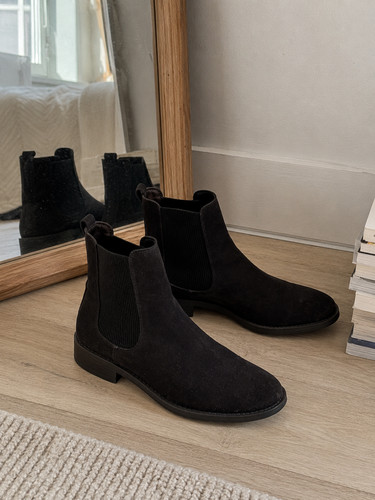 Primark black faux suede - primark,