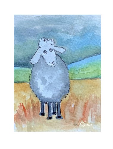 Aceo kenna original - by,