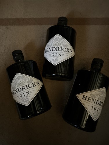 Hendricks gin bottles - gin,