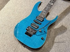 (Ibanez) J.Custom RG8570Z Chrysocolla CRA Electric Guitar Made in Japan USED
