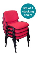 4x Stacking Conference Chairs