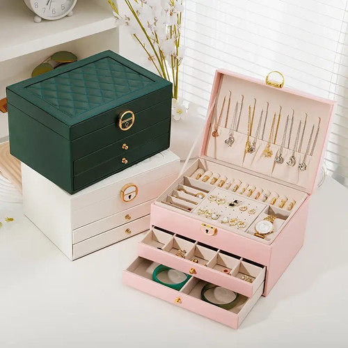 Layer jewelry storage box - jewelry,