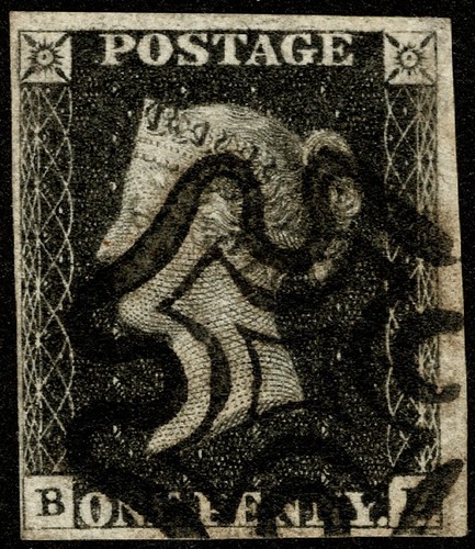 Penny black 1840 - gb, 1d