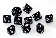 Chessex Opaque Black & White