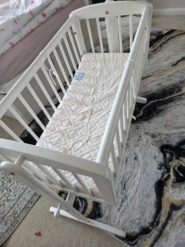 Baby cot bed with mattress - baby,