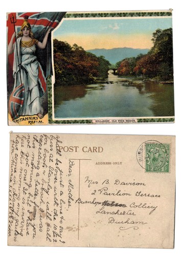 Vintage postcard britannia - postcard,