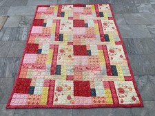 Vintage Kantha Throw Blanket