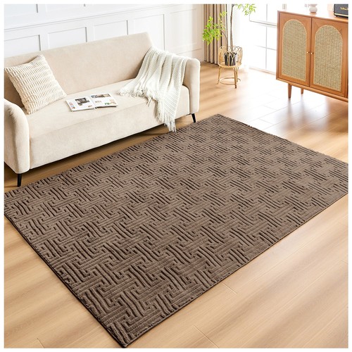 Greek textured rug modern - greek,