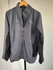Berghaus Full Zip Fleece Jacket Mens Large Grey