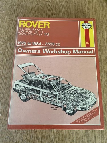 Rover 3500 sd1 haynes - rover,