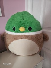 Original Squishmallows Fuzz-A-Mallow 40cm 16 Inch Avery the Mallard Duck.