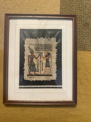 Framed vintage egyptian - framed,
