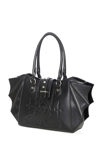 Banned black bat wing gothic - black,