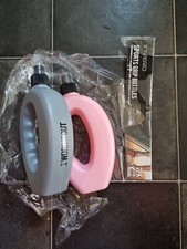 2x Summer Sports Drinks Running Water Bottle 500ml Spout Active On The Go Grip 