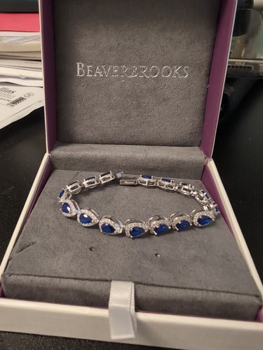 Beaverbrooks silver blue cubic - beaverbrooks,