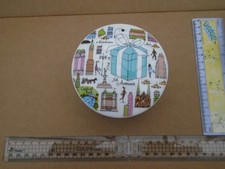 Tiffany & Co. 5th Avenue Round Plate Trinket Box New York landmarks No box.