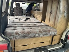 VW T4 CAMPER FULL REAR INTERIOR SEAT BED KITCHEN COOKER SINK STORAGE WIRING ETC