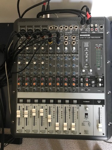 Mackie onyx 1220 mixing - mackie,