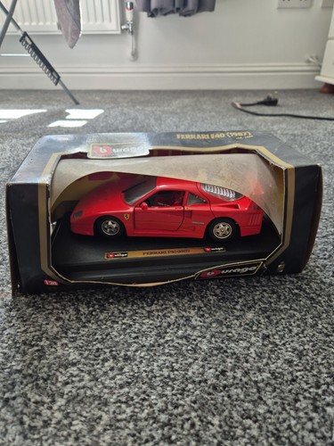 Burago ferrari f40 red - burago,