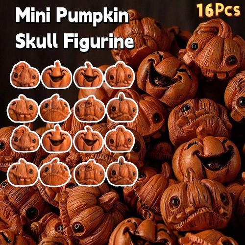 16pcs mini halloween pumpkin - 16pcs,