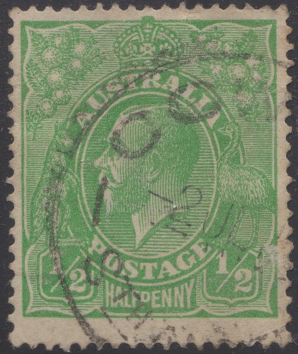 Australia kgv green - ½d,