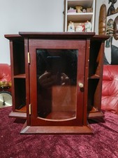 Vintage Small Cherry Wood Wall