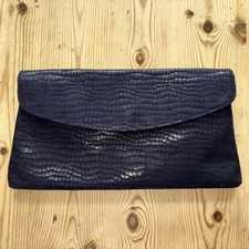 Peter Kaiser Winema Leather and Suede Clutch Bag - Navy £145