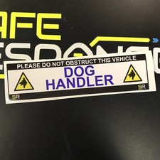 Vehicle Sticker - DOG HANDLER