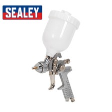 Sealey S641G Gravity Feed Spray Gun 1.4mm Tip - 600ml Paint Pot Fully Adjustable