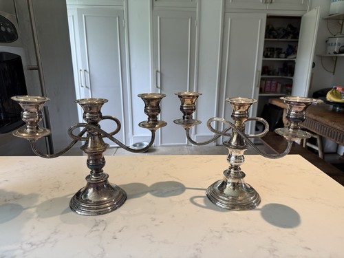 Pair antique vintage - pair, silver
