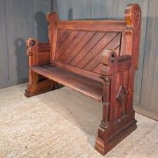 Highly carved oak antique - carved,