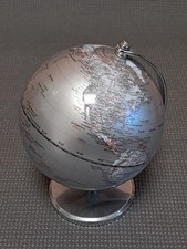 STYLISH SILVER WORLD GLOBE