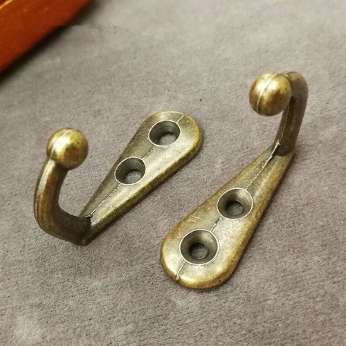 Antique brass hook wall - hook,