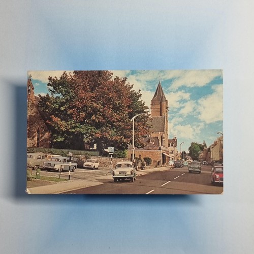 Banchory postcard 1966 - postcard,