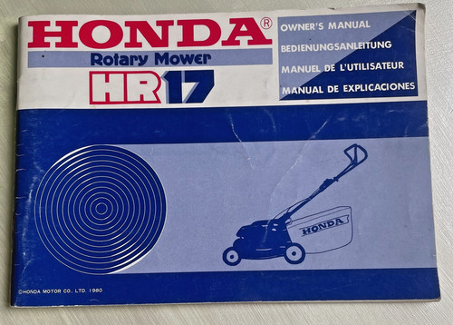 Honda rotary lawn mower - honda, hr17