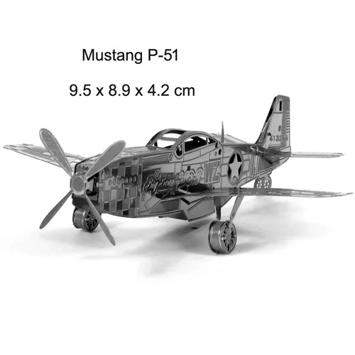 Mustang metal puzzles - p-51,