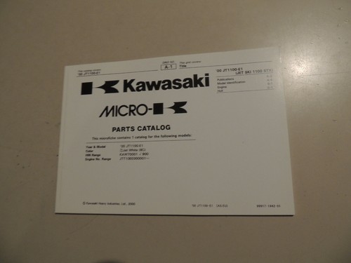 Parts catalogue kawasaki jet - catalogue,