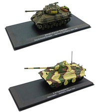 Set of 2 Tanks 1:72 scale WW2