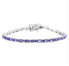 Tanzanite Tennis Bracelet -