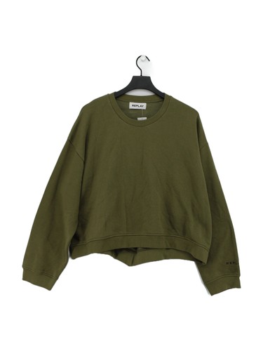 Replay women hoodie green - xl,