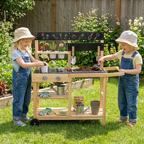 Mud kitchen for kids wooden - for,