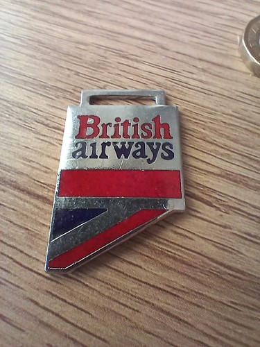 Rare british airways keyring - british,