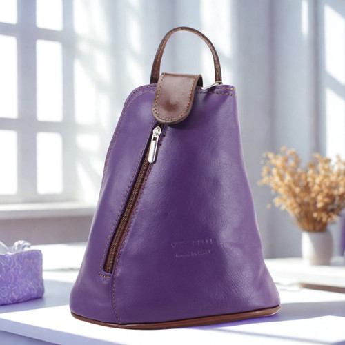 Genuine leather backpack - genuine,