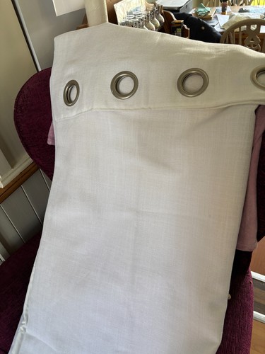 Eyelet dunelm white linen - eyelet,