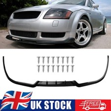 Front Bumper Cup Chin Spoiler Lip Splitter Valance + Screws For Audi TT MK1 8N