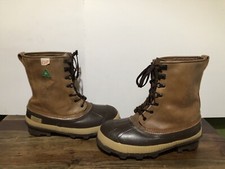 Men's SOREL 'Michigan' Waterproof Boots~ Size UK 9-10 Fishing ,Hunting NO INNERS